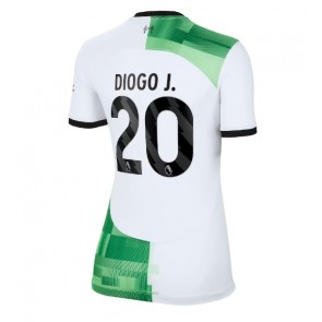 Liverpool Diogo Jota #20 Udebanetrøje Dame 2023-24 Kort ærmer